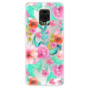 Odolné silikonové pouzdro iSaprio - Flower Pattern 01 - Xiaomi Redmi Note 9 Pro / Note 9S