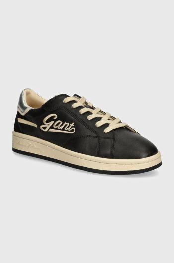 Kožené sneakers boty Gant PREPLA černá barva, 29531650 G00