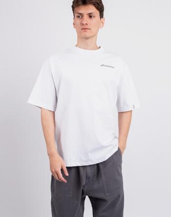 Tričko Elliker Rill Stick Print Short Sleeve T-Shirt WHITE