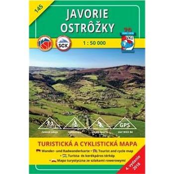 Javorie Ostrôžky 1:50 000: 145 Turistická mapa (60-03-32155-5)