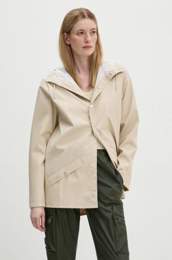 Nepromokavá bunda Rains Jacket W3 béžová barva, přechodná, 12010-26