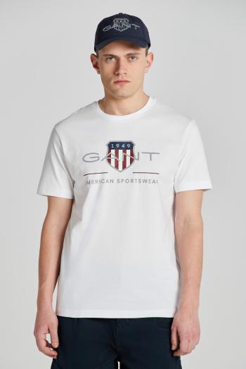 TRIČKO GANT REG ARCHIVE SHIELD SS T-SHIRT WHITE