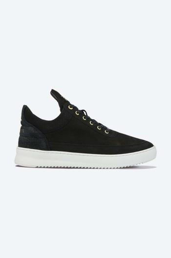 Kožené sneakers boty Filling Pieces Low Top Ripple Ceres černá barva, 25127261861