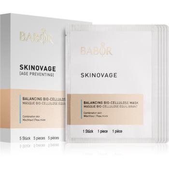 BABOR Skinovage Balancing Bio-Cellulose Mask sada plátýnkových masek 5 ks