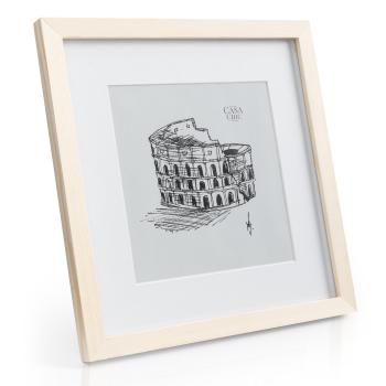 Casa Chic York, obrazový rám, čtvercový, 30 × 30 cm fotografie, pasparta, sklo