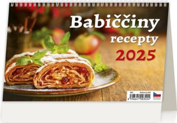 Kalendář stolní 2025 - Babiččiny recepty