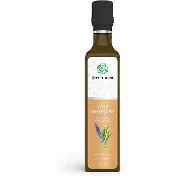 GREEN IDEA Yzopový sirup - třtinový 250 ml (61289)