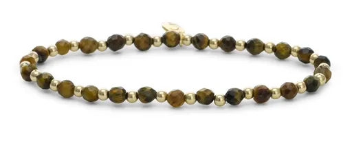 Sparkling Jewels Korálkový náramek s tygřím okem SBG-GEM09-3MM-MIX