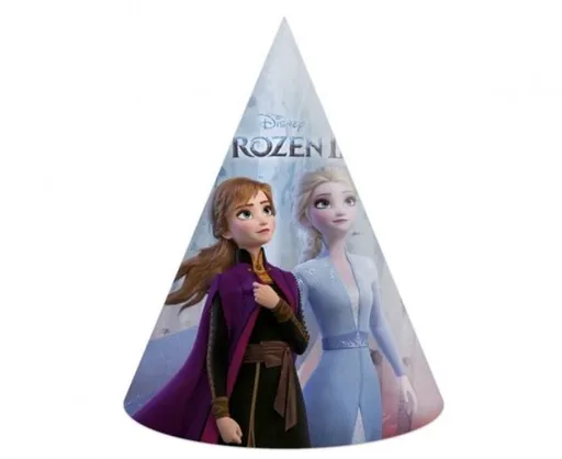 Papírové kloboučky Ledové království 2 - Frozen 2 - 6 ks - GoDan