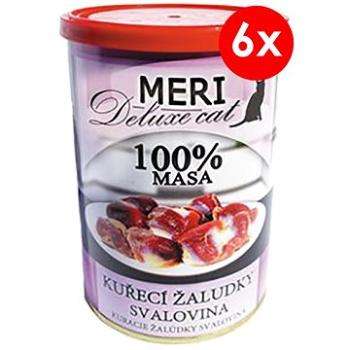 MERI deluxe kuřecí žaludky – svalovina 400 g, 6 ks (8594025082872)