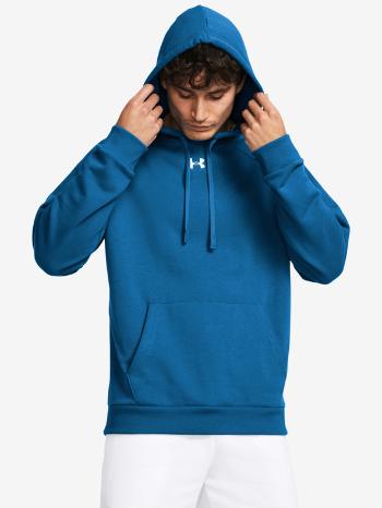 Under Armour UA Rival Fleece Hoodie Mikina Modrá