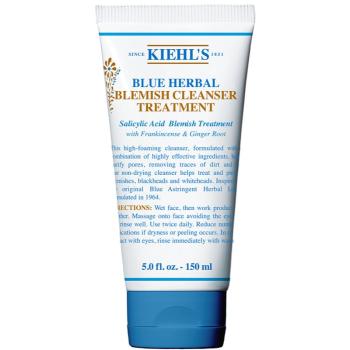 Kiehl's Blue Herbal Gel Cleanser tisztító gél a problémás bőrre hölgyeknek 150 ml