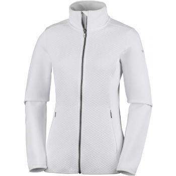 Columbia ROFFE RIDGE FULL ZIP FLEECE Dámská fleecová mikina, bílá, velikost