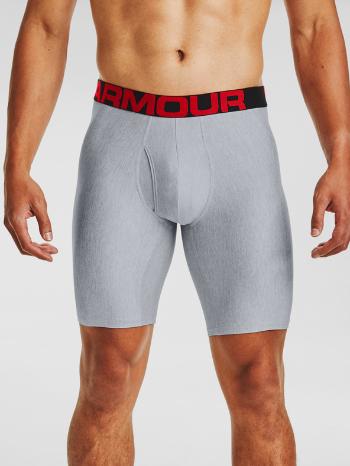 Under Armour UA Tech 9in 2 Pack Boxerky Šedá