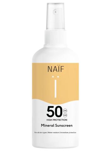 NAIF Ochranný sprej na opalování pro děti a miminka SPF50 100 ml