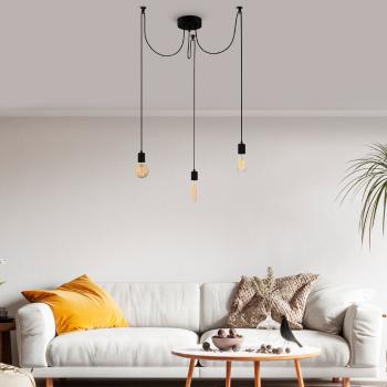 Opviq , 892OPV1807 , Kabluni - MR - 927 , Fekete Színű , Csillár , E27 Foglalattal