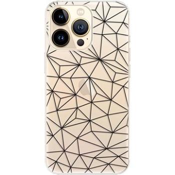 iSaprio Abstract Triangles 03 - black pro iPhone 13 Pro (trian03b-TPU3-i13p)