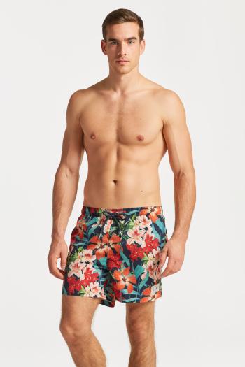 PLAVKY GANT CF FLORAL PRINT SWIM SHORTS MARINE