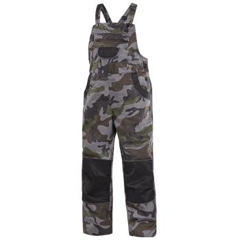 Canis (CXS) Dětské maskáčové kalhoty s laclem CXS CAMO - 110 cm