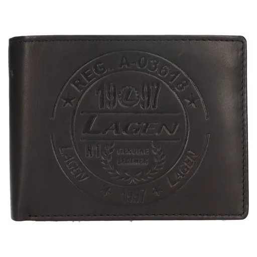 Pánská kožená peněženka Lagen Gestur - černá