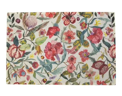 Rohožka s barevnými květy Flowers - 75*50*1cm RARMZF