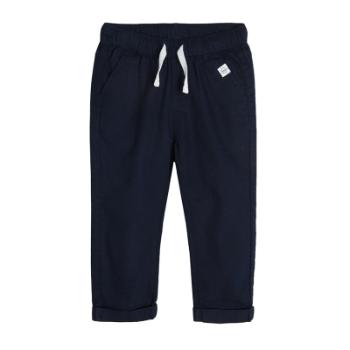 Kalhoty s elastickým pasem- tmavě modré - 68 NAVY BLUE