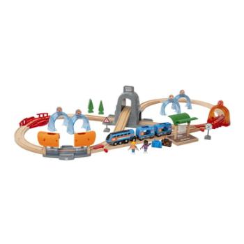 BRIO WORLD Souprava osobních vlaků Smart Tech Sound Action Tunnel pro osobní vla