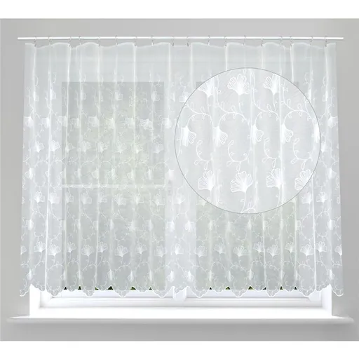 Záclona markizeta, Jinan metráž, bílá 250 cm