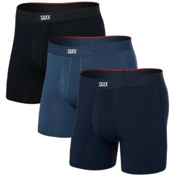 SAXX VIBE EXTRA SUPER SOFT 3PK Pánské boxerky, tmavě modrá, velikost