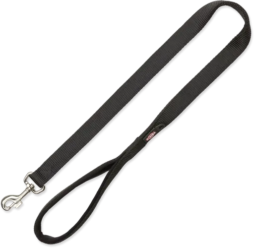 Vodítko Trixie Premium s vyplněnou rukojetí L–XL černé