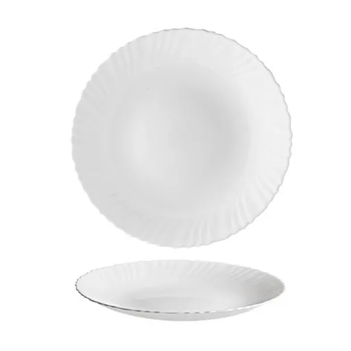 TORO Talíř jídelní "TITAN", opálové sklo 24 cm