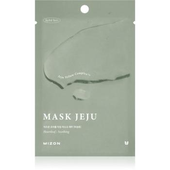 Mizon Joyful Time Jeju Heartleaf zklidňující plátýnková maska pro suchou a podrážděnou pleť 23 g