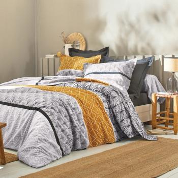 Eddy ágynemű grafikai mintával, pamut