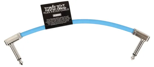 Ernie Ball Flex Patch Cable 6" Blue