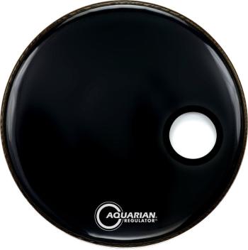 Aquarian RSM22BK Regulator Port/Ring 22" Black Rezonanční blána na buben