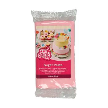 Cakesupplies Růžový rolovaný fondant Sweet Pink (barevný fondán) 250g