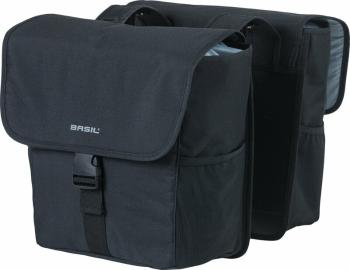 Basil GO Dvojitá cestovní brašna na kolo Solid Black 32 L