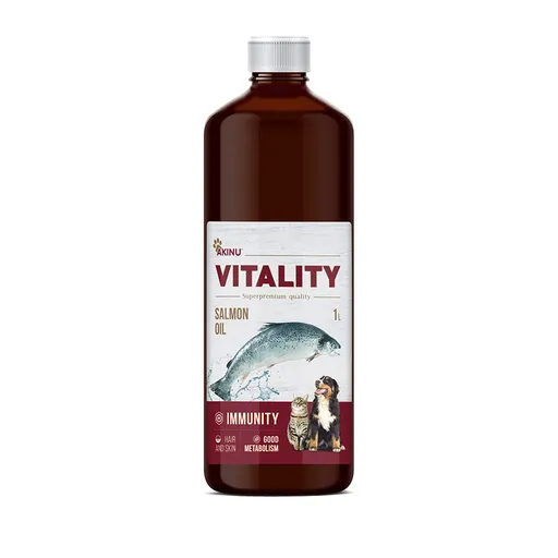 Akinu VITALITY lososový olej pro psy 1 l