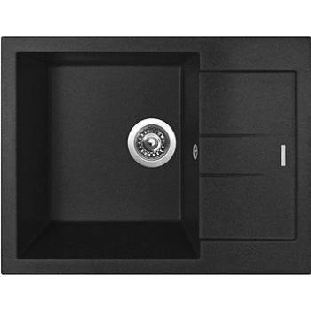 SINKS AMANDA 650 Metalblack+ENIGMA S GR (AM65074ENSGR74)