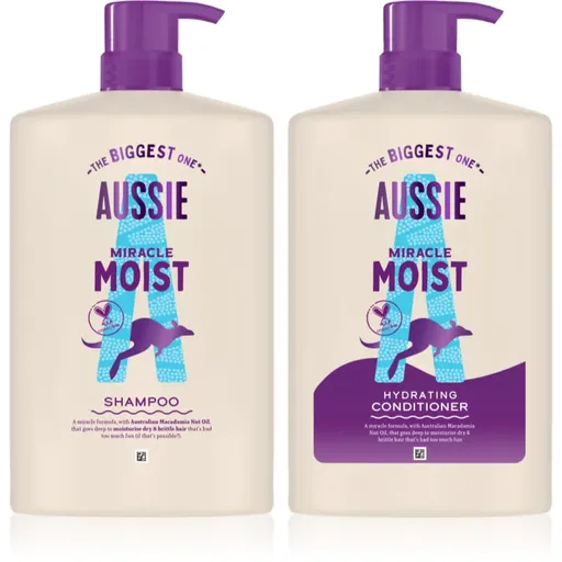 Aussie Miracle Moist sada pro hydrataci a lesk
