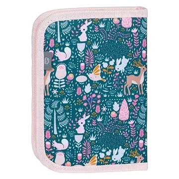 BAAGL Školní penál klasik dvě chlopně Veverka (8595689307462)