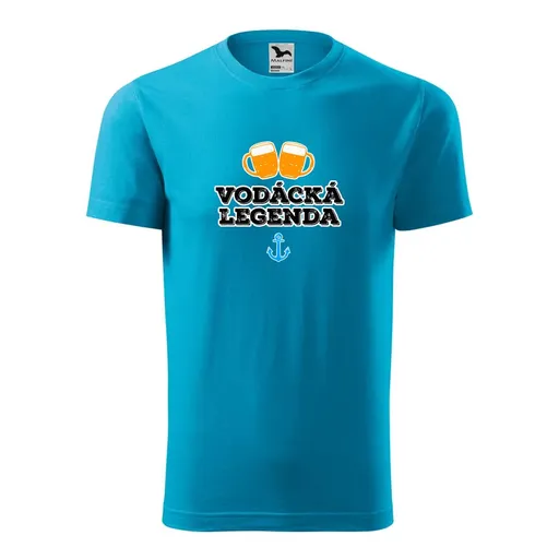Bontis Tričko s potiskem "Vodácká legenda" - Tyrkysová | 2XL