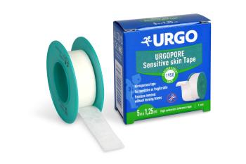 Urgo PORE 5 m x 1,25 cm fixační náplast z netkané textilie