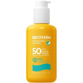 Biotherm Mléko na opalování pro tělo a obličej SPF 50 Waterlover (Sun Milk) 200 ml