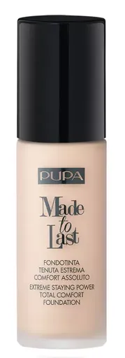 PUPA Milano Dlouhotrvající make-up SPF 10 Made To Last Foundation 30 ml 010 Porcelain