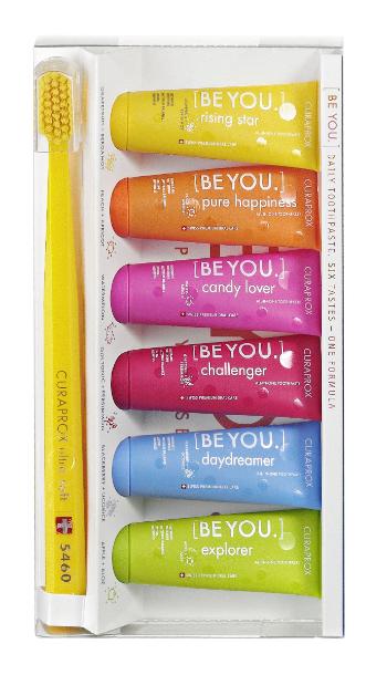 Curaprox BE YOU Combipack set 6x pasta 10 ml + kartáček CS5460