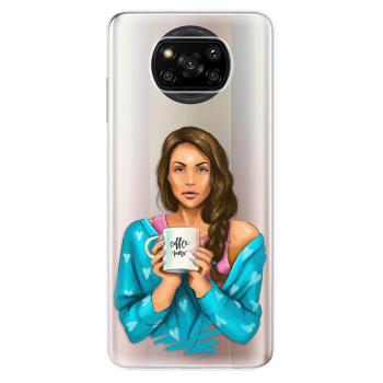 Odolné silikonové pouzdro iSaprio - Coffe Now - Brunette - Xiaomi Poco X3 Pro / X3 NFC