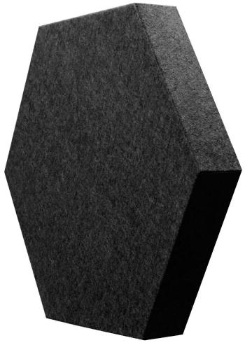 Mega Acoustic HexaPET 5 cm Dark Gray Absorpční penový panel