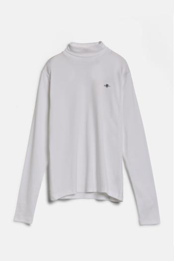 TRIČKO GANT SHIELD LS TURTLENECK WHITE