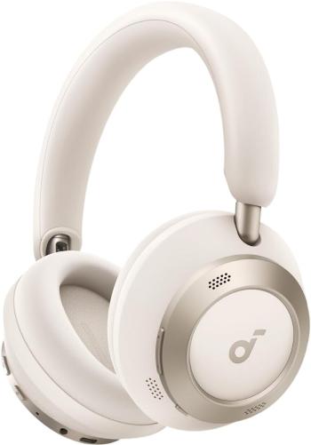 Anker Soundcore Space One Pro Cream White Bezdrátová sluchátka na uši
